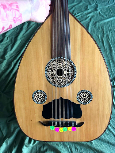 Wood oud fretless string - oud,